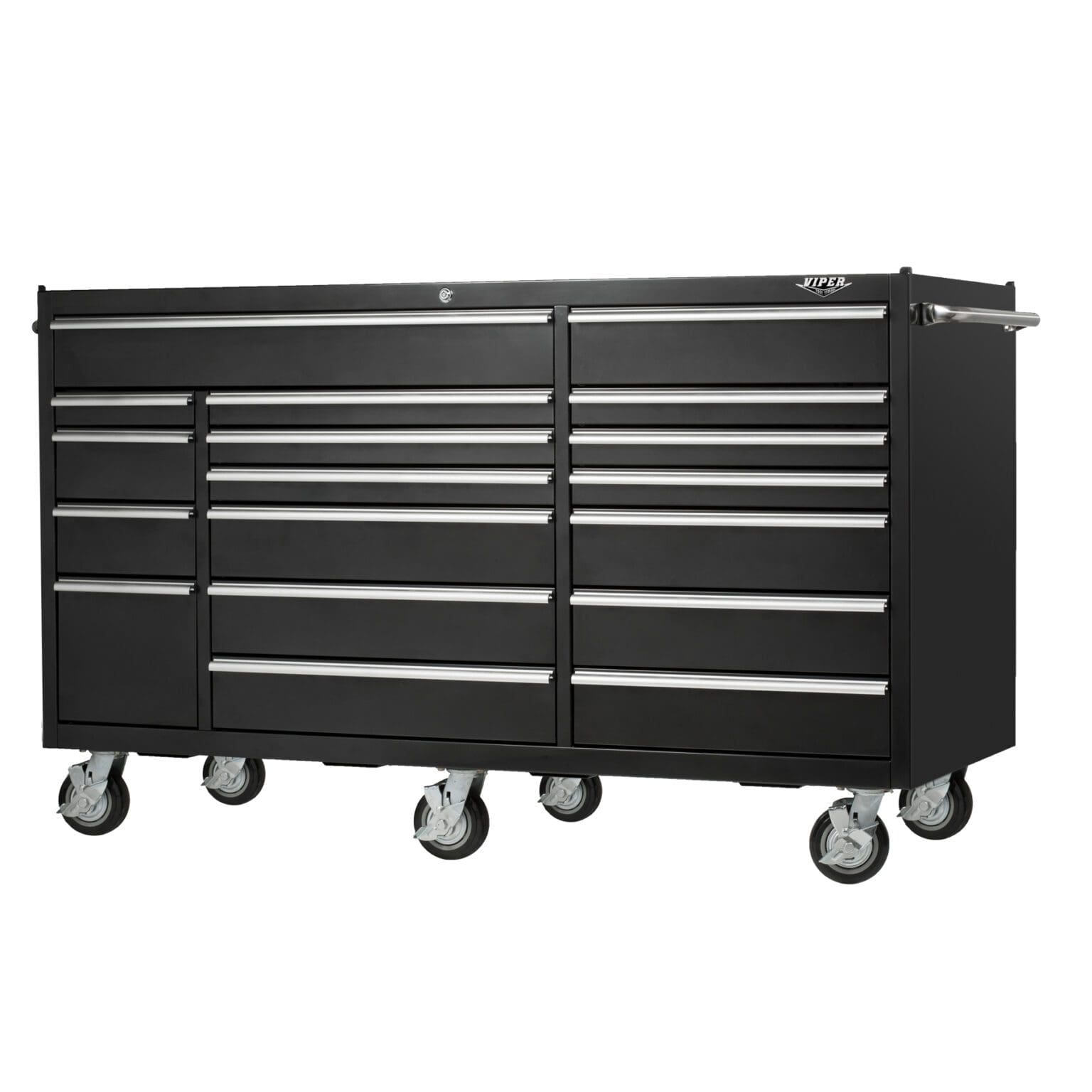 Pro Series 72-Inch 18-Drawer Steel Rolling Cabinet - VIPER TOOL STORAGE