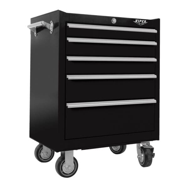 26-Inch 5-Drawer Rolling Cabinet - Image 2